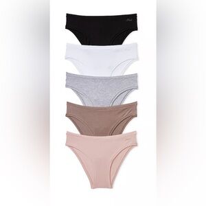 Victoria's Secret PINK Cotton Cheeky Panties 5 Pack Medium